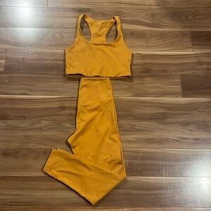 Honey colored girlfriend collective set